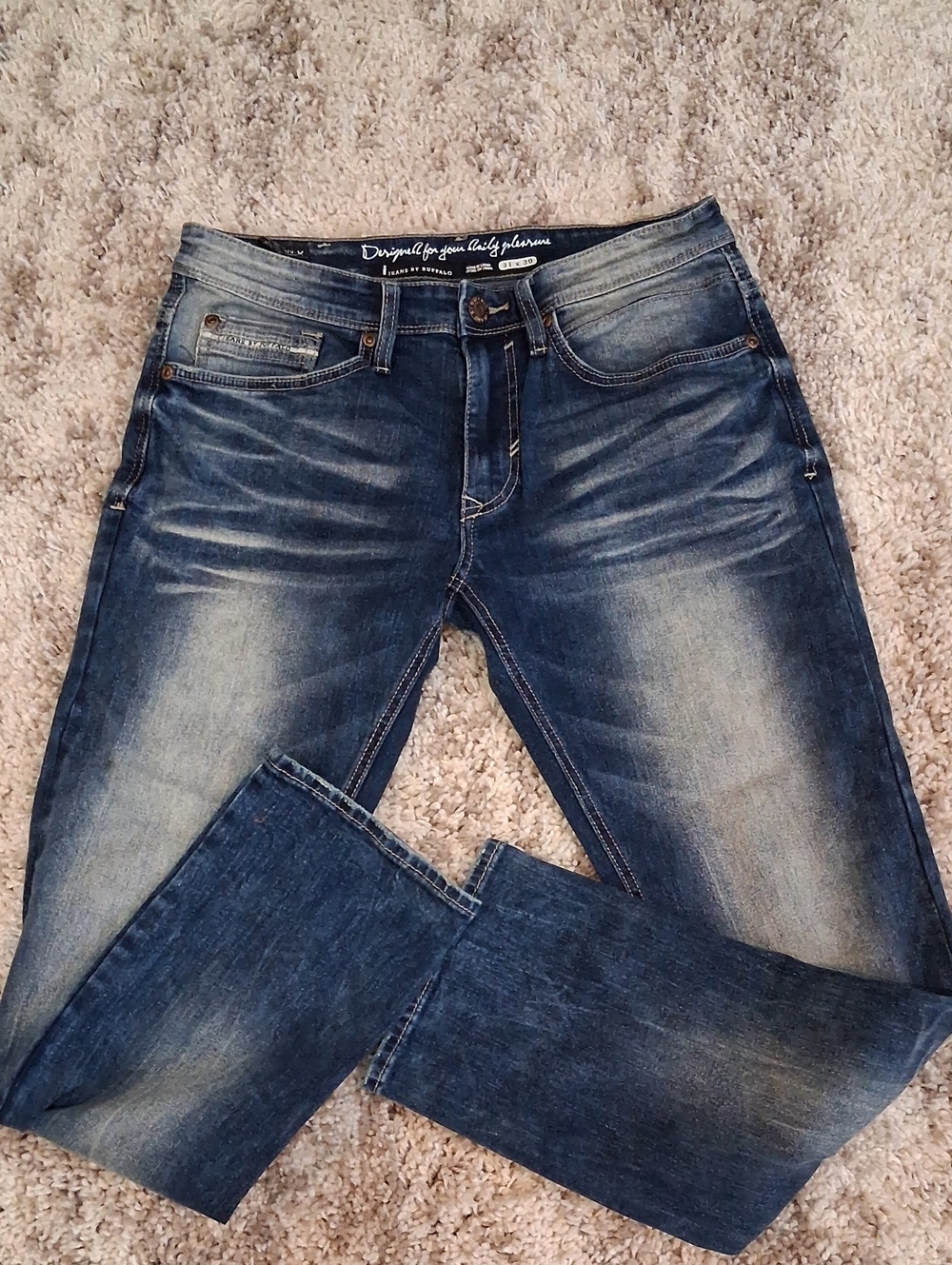 I Jeans By Buffalo Ethan-X Slim Straight 31X30 New Without Tags